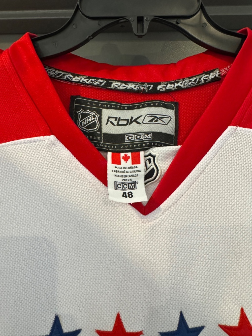 Reebok Washington Capitals Jersey Size Large - Picture 4 of 5